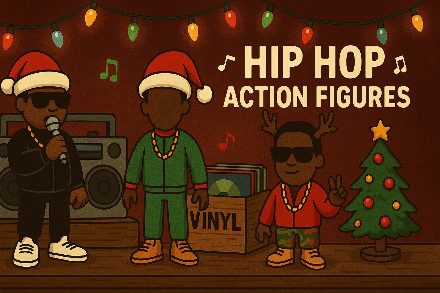Hip Hop Action Figures That Turn Shelves into Mini Stages